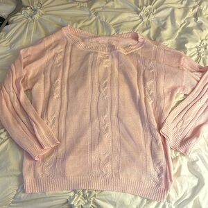 Pink sweater